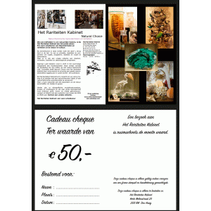 Cadeau cheque 50 euro Cadeau cheque 50 euro