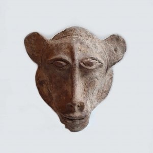 Aardewerk Masker Leeuwfiguur Lobi cultuur, Burkina Faso Aardewerk Masker Leeuwfiguur Lobi cultuur, Burkina Faso